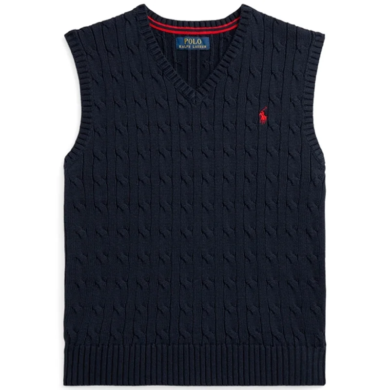 Polo Ralph Lauren Knit Vest Rl Navy/C3822