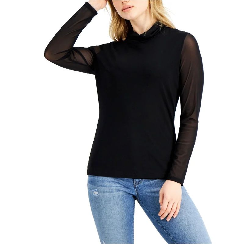 I-N-C Womens Solid Pullover Blouse