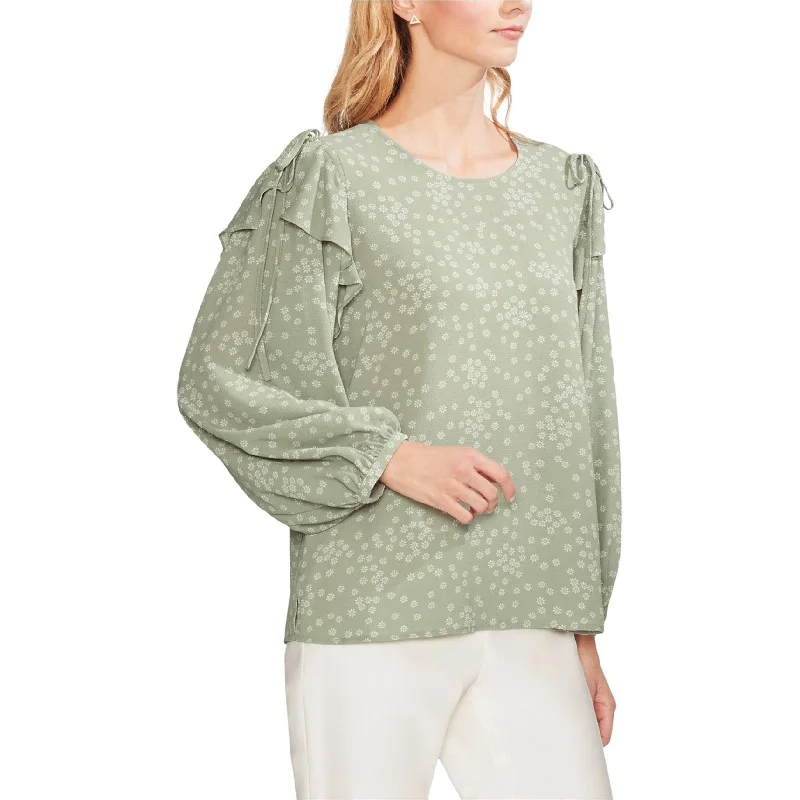 Vince Camuto Womens Flutter Pullover Blouse