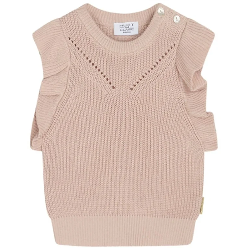 Hust & Claire Baby Peach Dust Nadiina Knit Vest