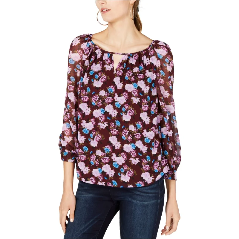 I-N-C Womens Keyhole Pullover Blouse