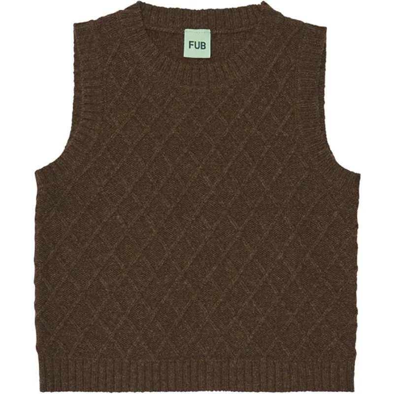 FUB Lambswool Vest Amber