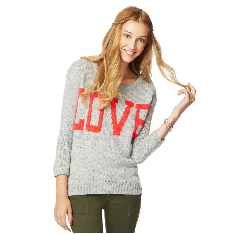 Aeropostale Womens Love Knit Sweater