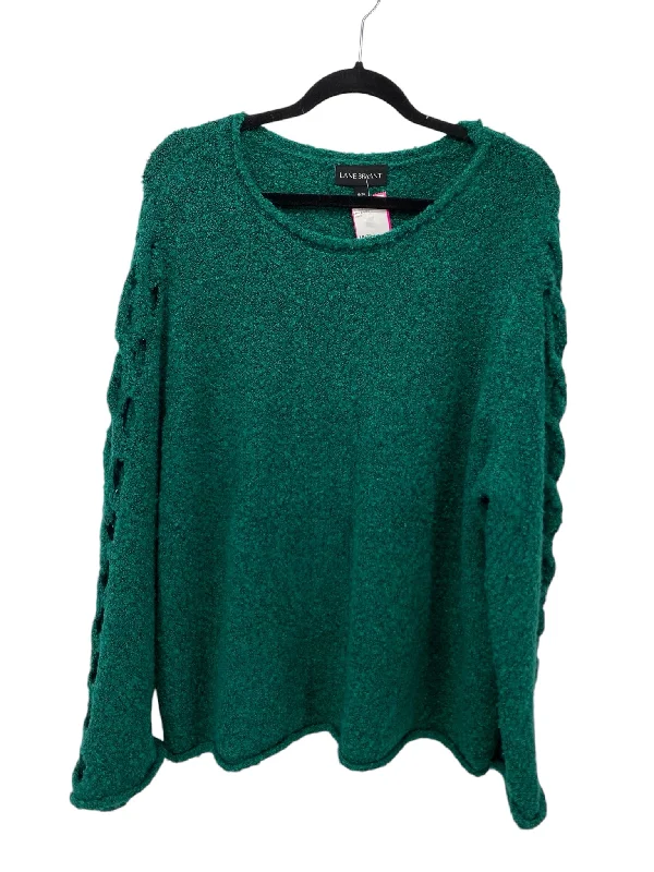 Lane Bryant Women Size 18/20 Green CD Sweater