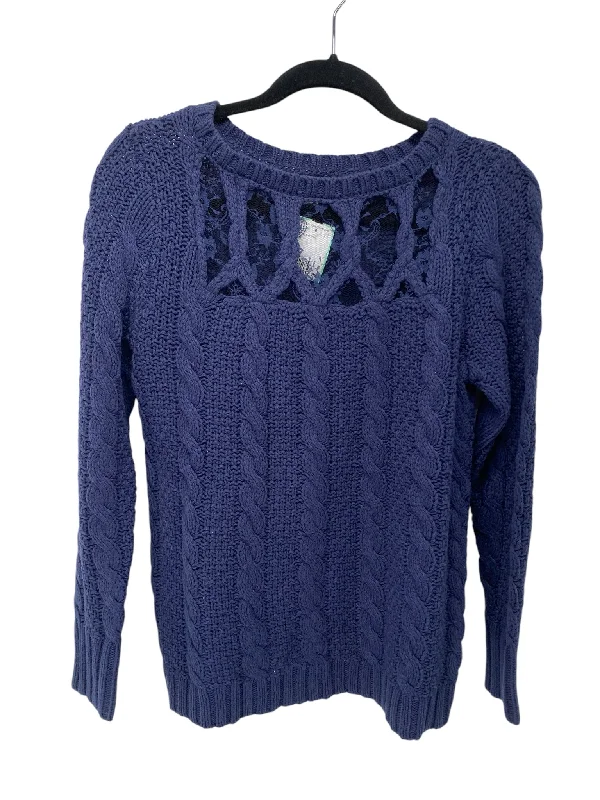 Lauren Conrad Misses Size Medium Navy Sweater