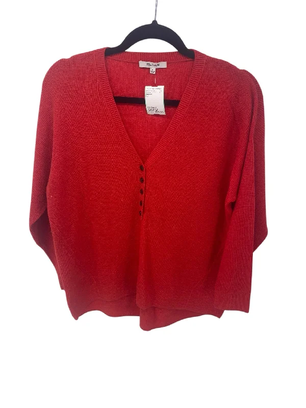 Madewell Misses Size Medium Red Sweater