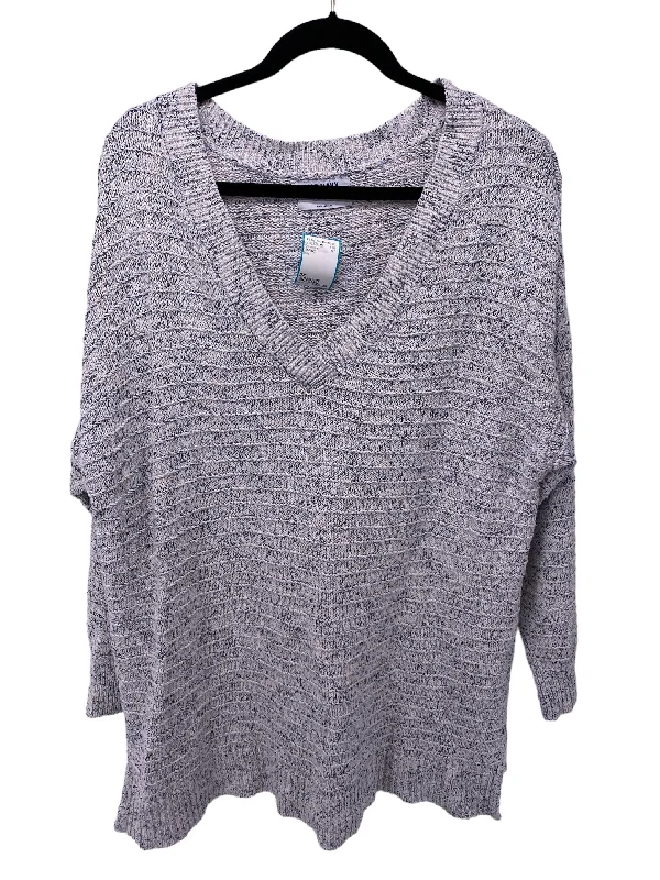 Old Navy Women Size 2X Grey CD Sweater