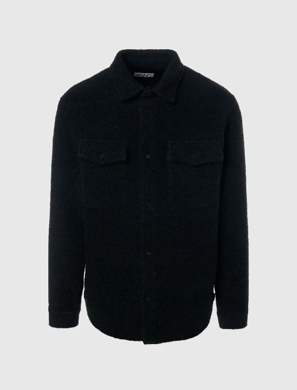 YSL LONG SLEEVE WOOL OVERSHIRT