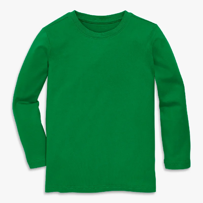 Holiday Classics Merry Green - Adult Unisex Bamboo Long Sleeve Lounge Shirt