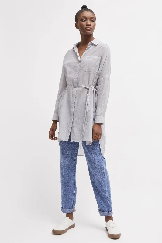 Pruet Lawn Thin Stripe Shirt