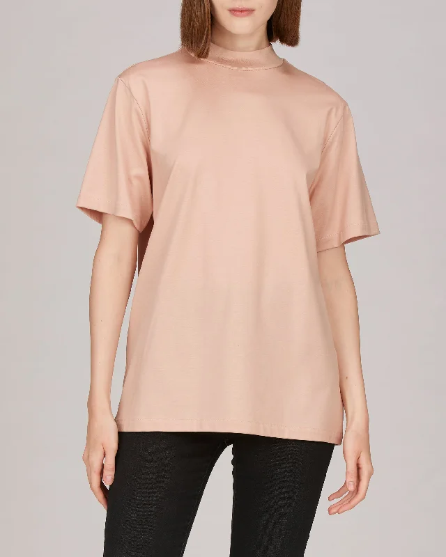 Devin Mock Neck Tunic T-Shirt