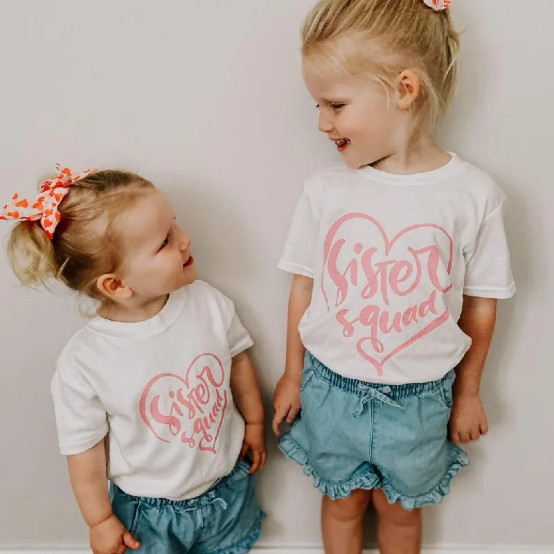 Sister Squad Matching Kids T-Shirts