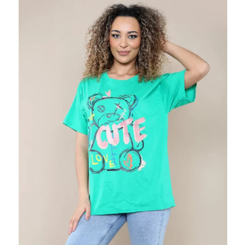 The Boutique CUTE Graphic Oversized T-Shirt