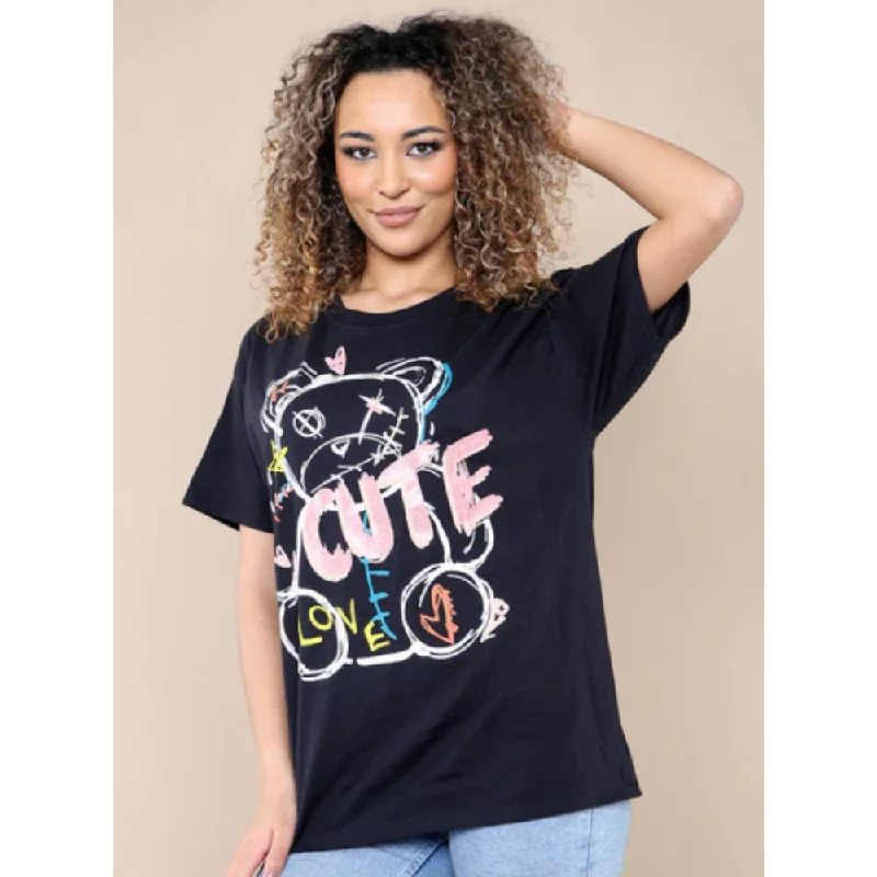 The Boutique CUTE Graphic Oversized T-Shirt