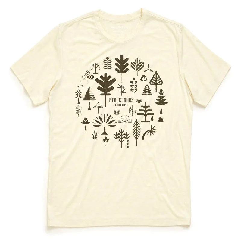 Leaf Wheel Tee - Ivory