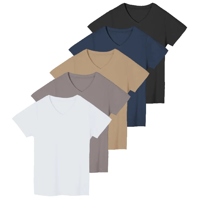 5 Pack- Black,ash,khaki,navy,white