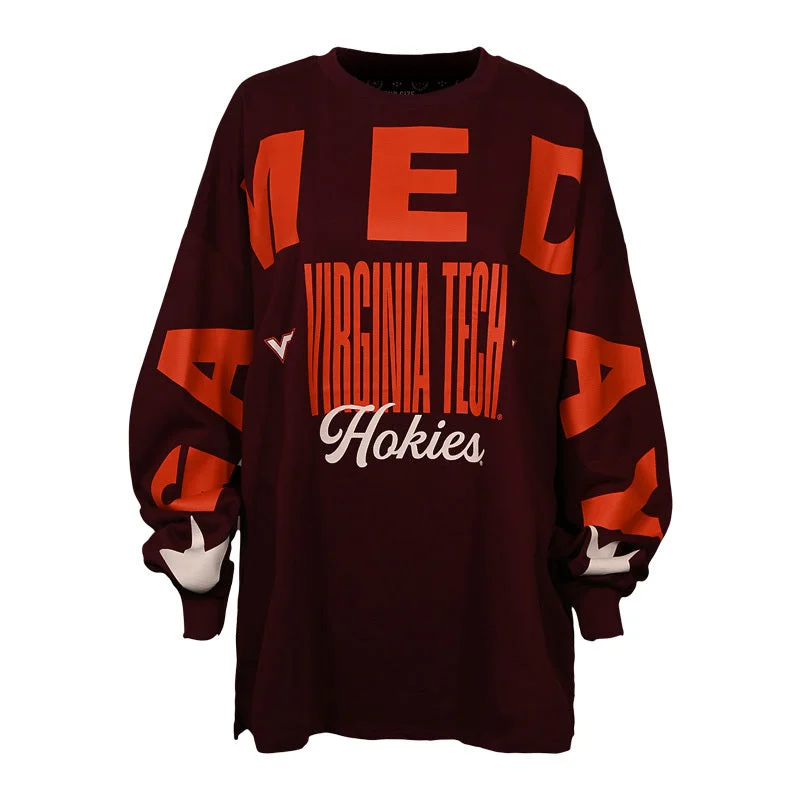 Virginia Tech Women's Gameday Long Sleeve T-shirt: Maroon One Size