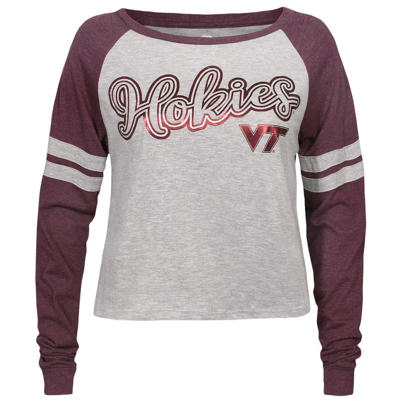 Virginia Tech Women's I'm Gliding Here Long-Sleeved T-Shirt