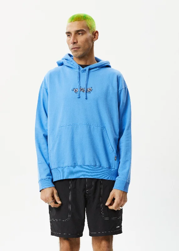 AFENDS Mens Solar System - Logo Hoodie - Arctic