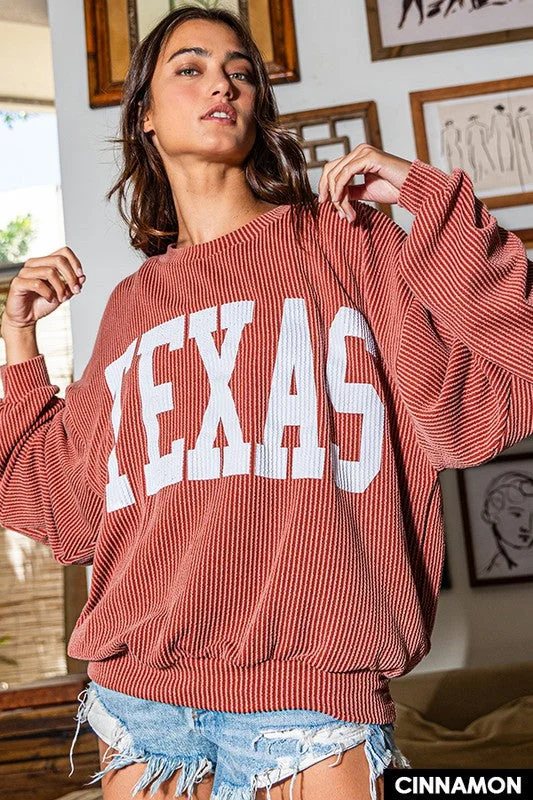 Cinnamon Texas Comfy Graphic Sweatshirt